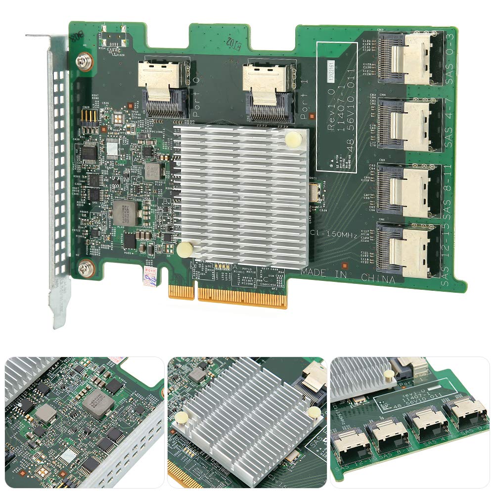 Amazon.com: Yunseity Wireless Network Adapter, Mini PCI‑E Card SAS Expander  Card for Lenovo 03X3834 6Gbps 16‑Port PCI‑E SAS Electronic Component  11407‑1 : Electronics