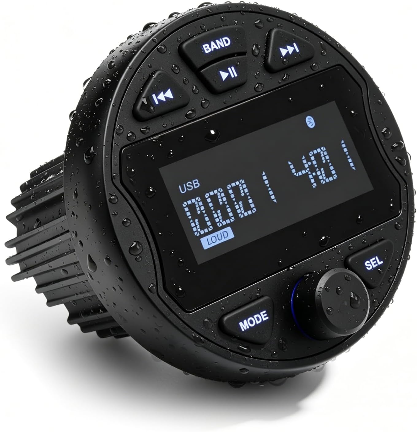 Récepteur Stéréo Marin Avutrel AM/FM, Bluetooth et USB IPX6