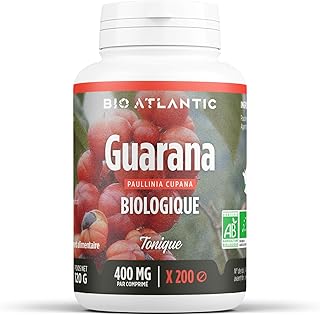 🔥 Guarana Bio – 400 mg – 200 tablets