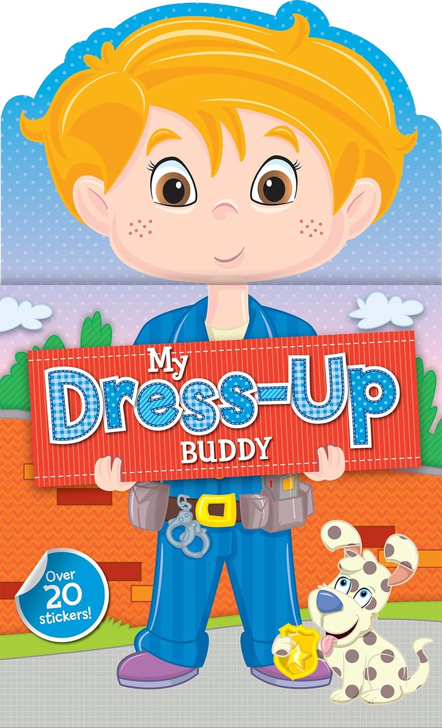 Sticker Activity Book with Full-Color Sticker Pages, Buddy My Dress Up Sticker Book for Toddlers and Kids