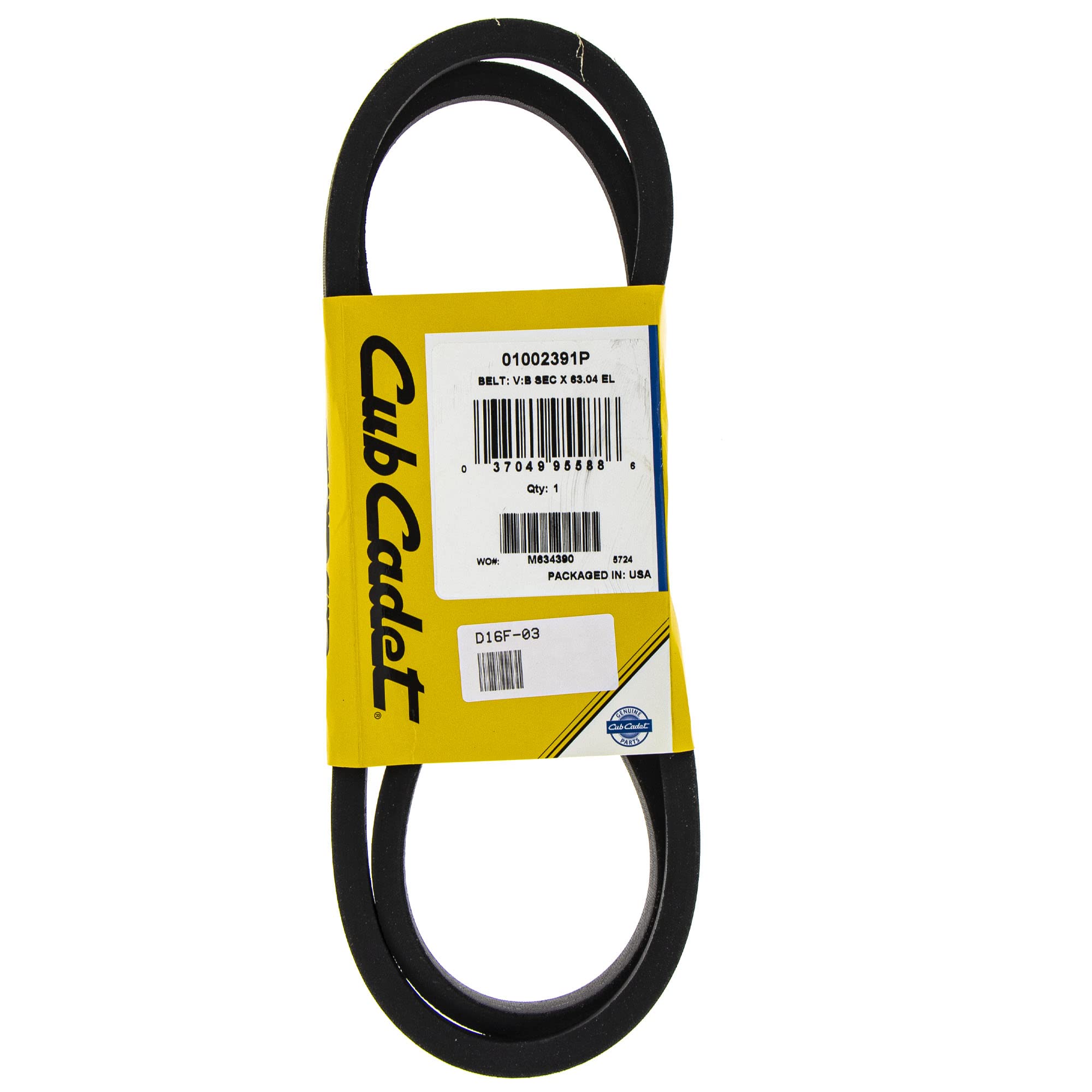Amazon.com : CUB CADET 01002391P Pto Belt V Type Z Force 44