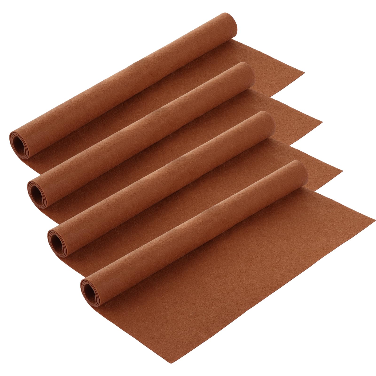 Feuille de feutre polyester marron pour décorations de Noël et DIY - 8