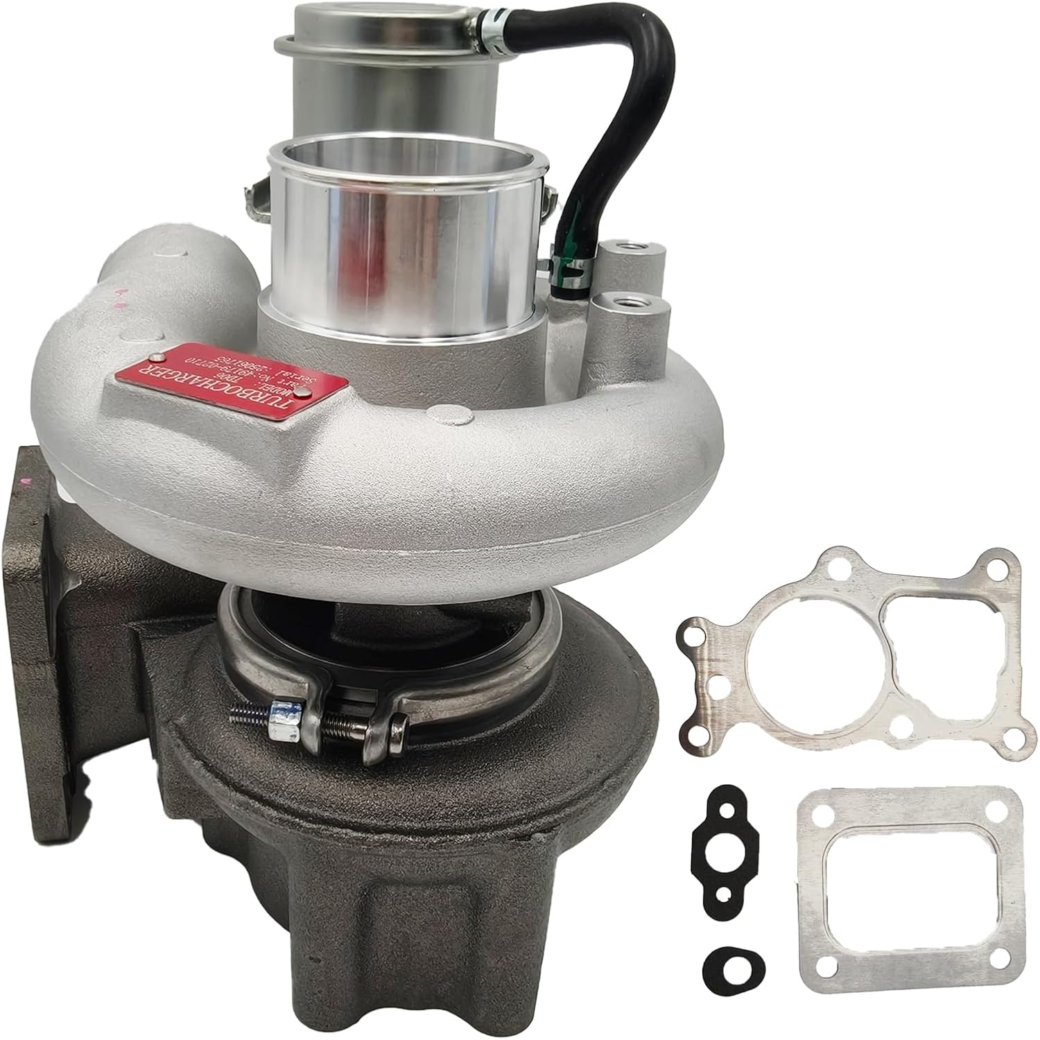 TD06H Turbocharger w/Gasket 49179-02710 ME303063 ME304031 Fikowjs Compatible with Mitsubishi Engine 6M60 6M60T-3AT
