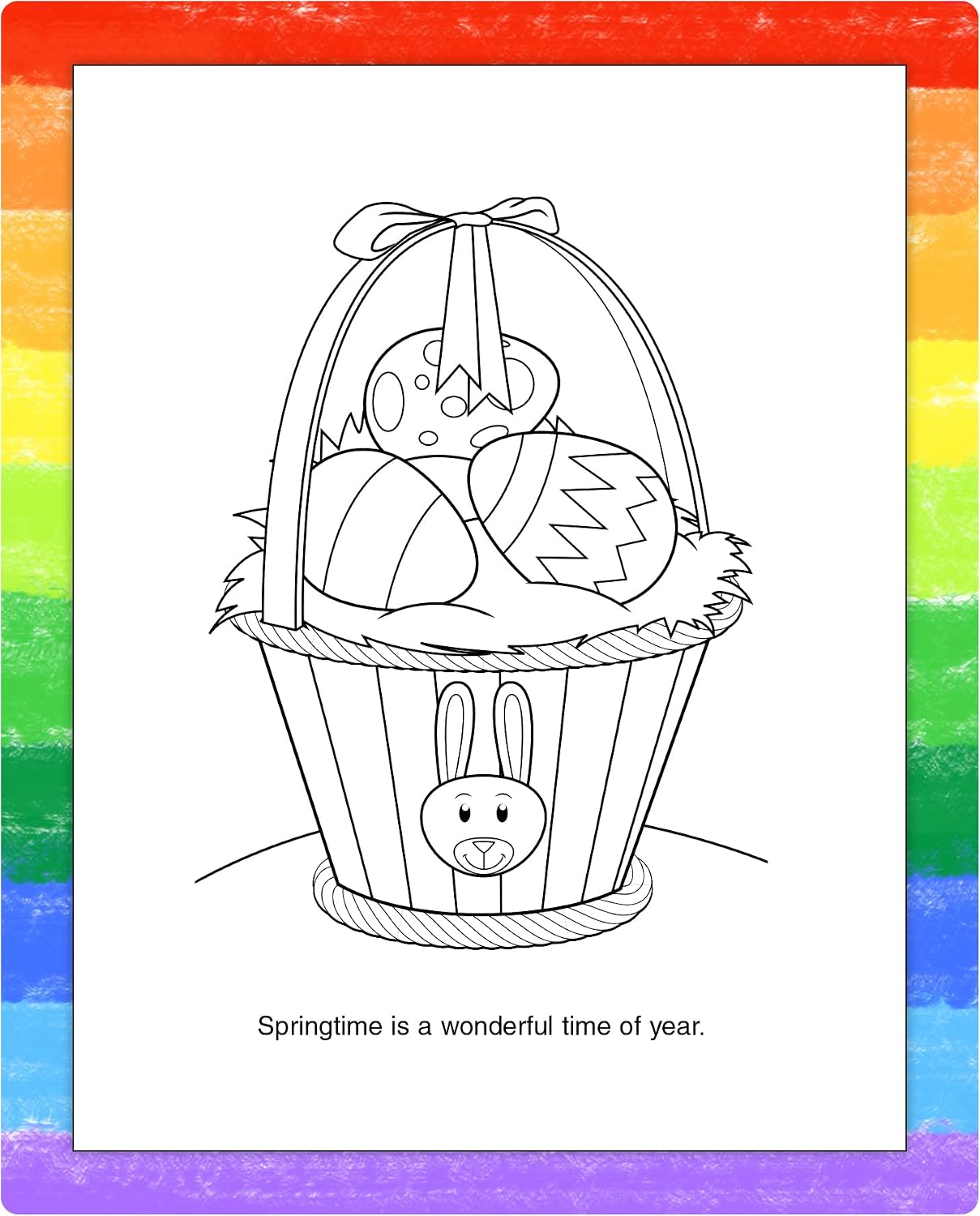 ZOCO - Spring Into Fun - Mini Activity Pads (50 Bulk Pack Without Crayons) - Easter Party Favors, Goodie Bag Stuffers, Coloring, Games, Mazes, Word Search, Puzzles, Activities for Kids