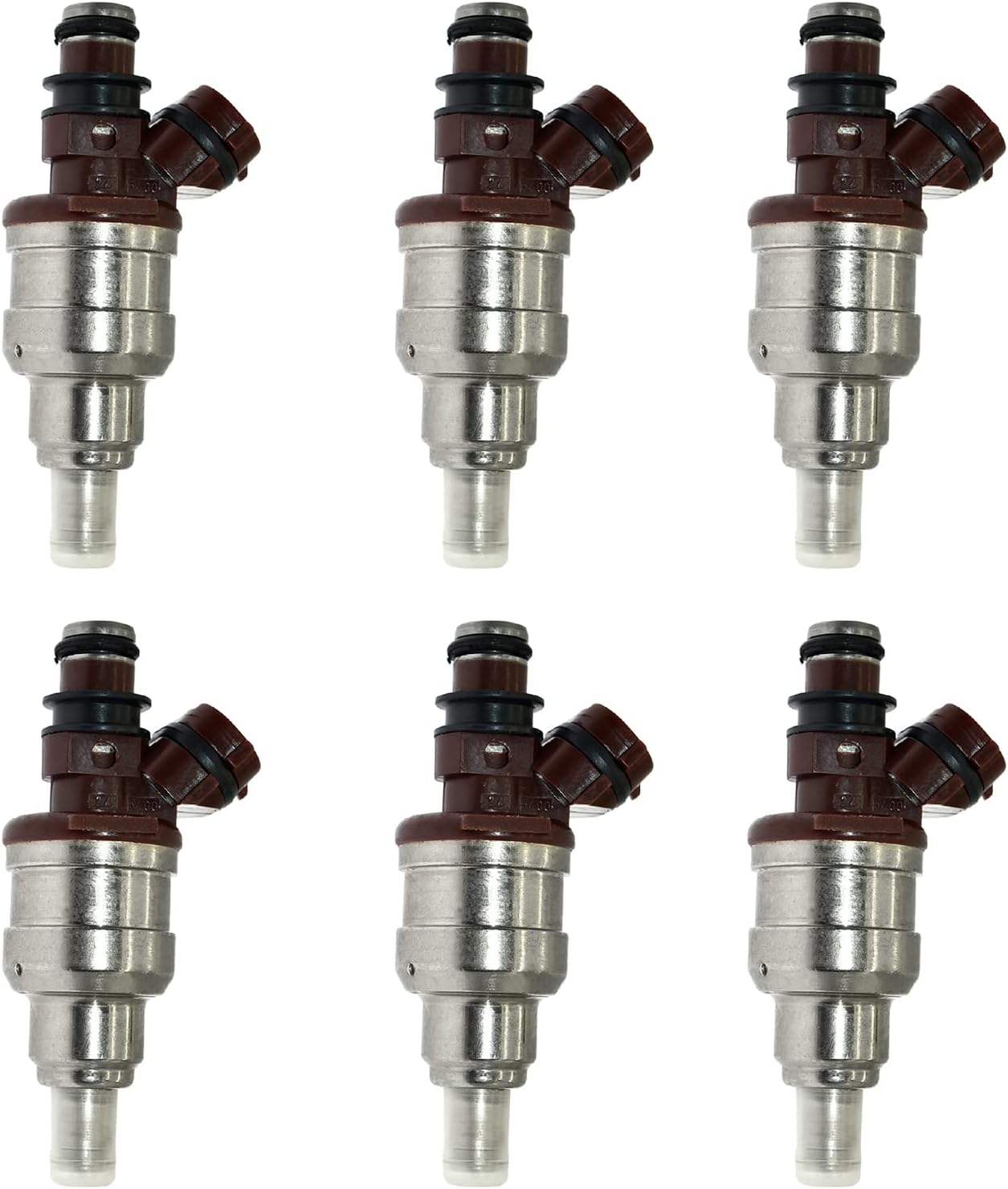 23250-65020 Fuel Injector for Toyota 1989-1995 4RUNNER 1989-1995 PICKUP 1993-1994 T100 3VZE 3.0L V6(Set of 6)
