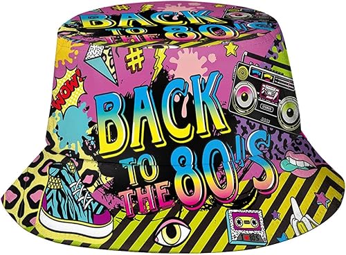 Sombrero de pescador retro de los años 80 y 90 para hombres y mujeres, divertido sombrero de pesca de playa de verano, plegable, sombrero de