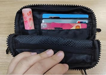 The Wallet 2nd Gen - The Card Keychain Clutch Selection,The Pouch Wristlet Wallet (Purple)