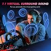 FIFINE 3.5 mm Audio Jack Gaming USB Headset, 7.1 Surround Sound, Removable Microphone, Volume Control, Wired Headphones Black for PS5/PS4/Key/XBOX controller H9
