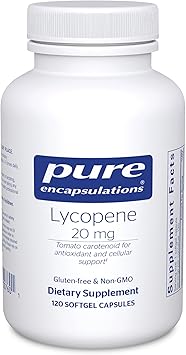 Pure Encapsulations Lycopene 20 mg | Dietary Supplement for Cellular and Macular Support | 120 Softgel Capsules