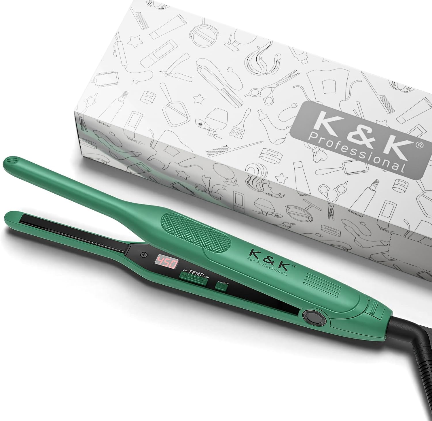 Amazon.com : K&K 3/10 inch Plate Small Mini Ceramic Flat Iron Nano