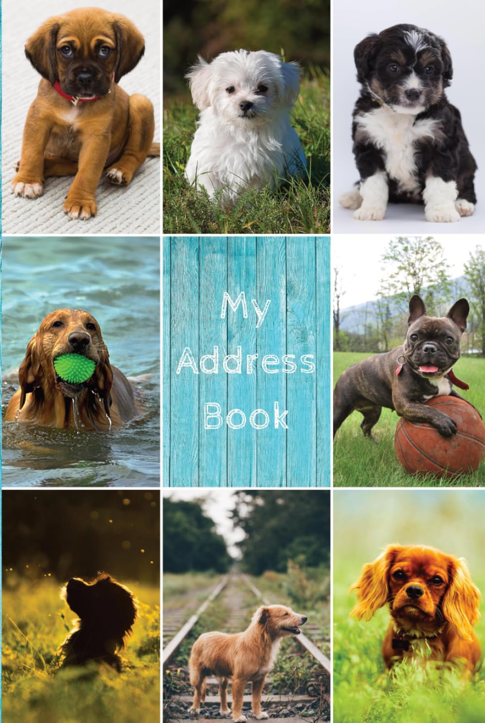 My Address Book: Dogs | Address Book for Names, Addresses, Phone Numbers, E-mails and Birthdays