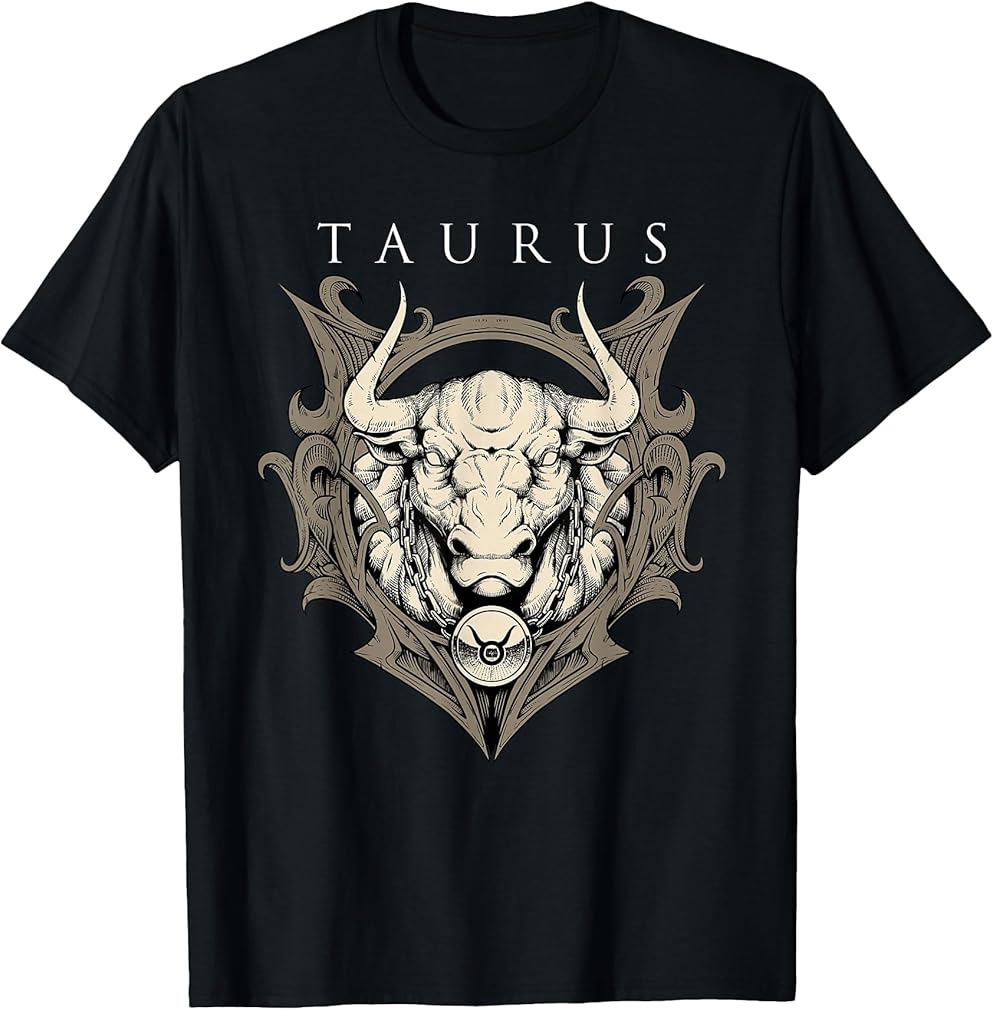 Taurus Zodiac Sign T-shirt Birthday April to May T-Shirt