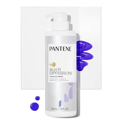 Miniatura 2 de Pantene Silver Expressions - Champú iluminador libre de sulfatos, con biotina y extracto de seda, ideal para cabello teñido blanco y gris, 9.6 onzas