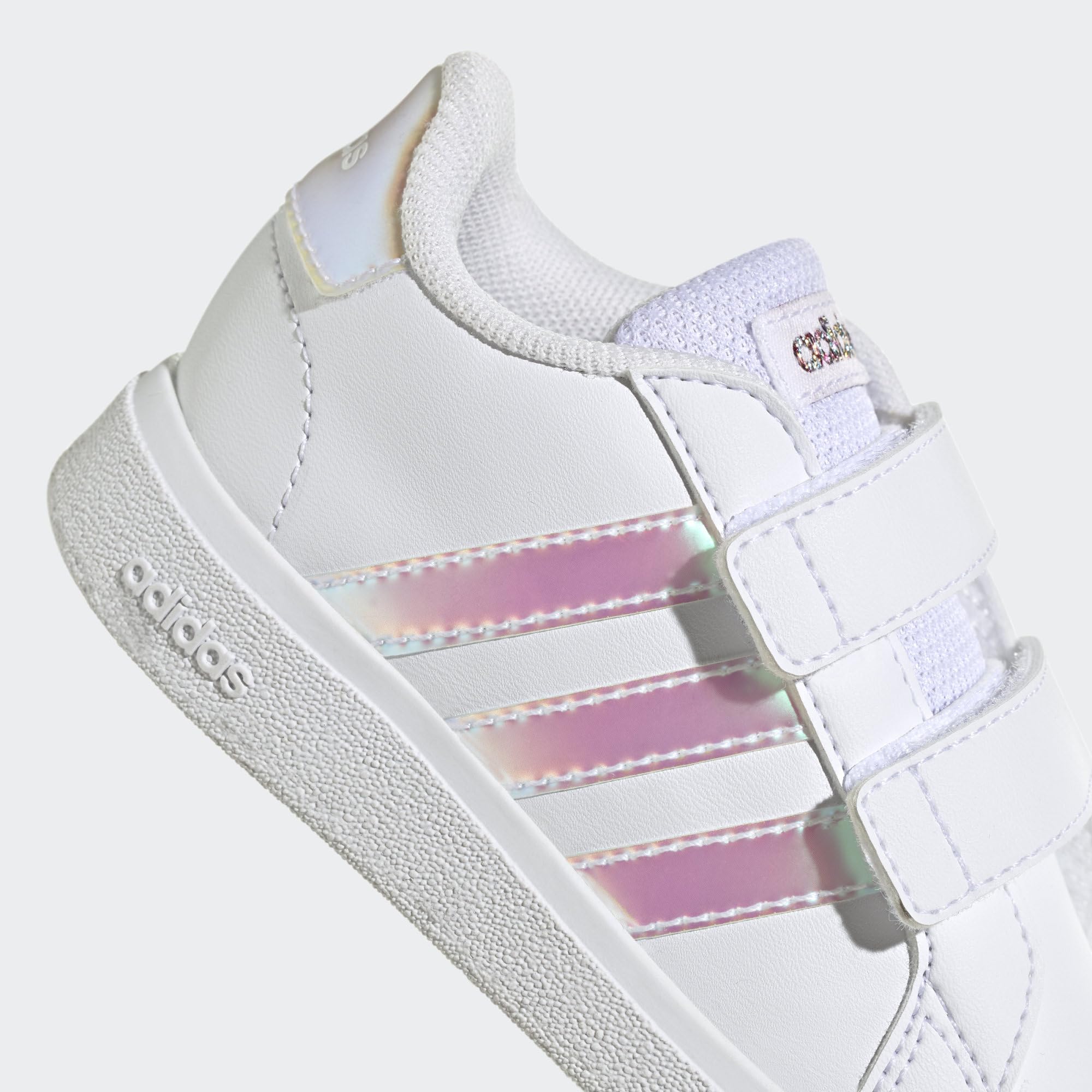 adidas Grand Court Lifestyle Court Baskets à Crochets et Boucles Blanc