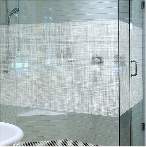 Miniatura 4 de BDF 4WHN - Película decorativa para ventana, red blanca (36 pulgadas x 14 pies)