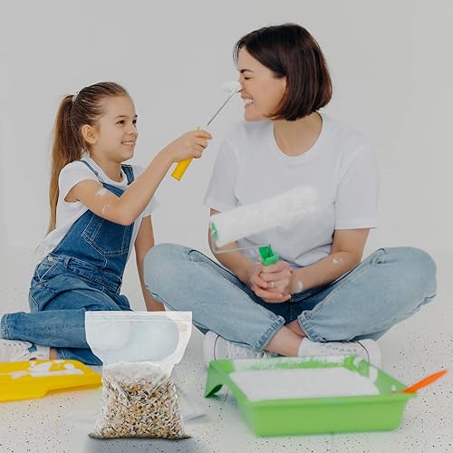 Miniatura 5 de Chips de color de mezcla de 49.38 oz3.08 libras, revestimientos de concreto para pisos, copos de pintura decorativa para paredes, garaje, pisos,