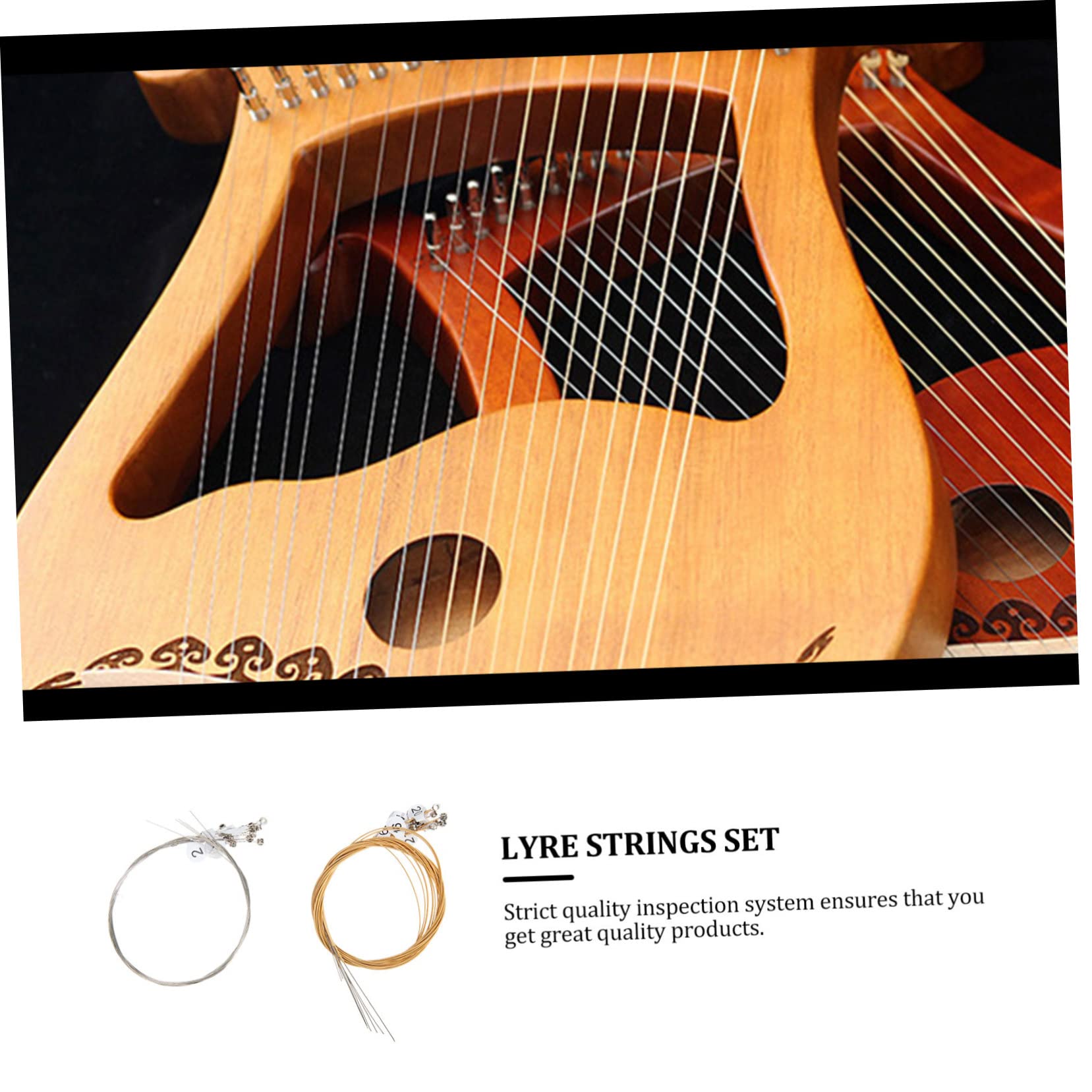Supvox 5sätze String Lyre Strings Für Saiteninstrumente Für Musiker Und Performer Mit Hoher Resonanz Und Starken Klangübertragungen