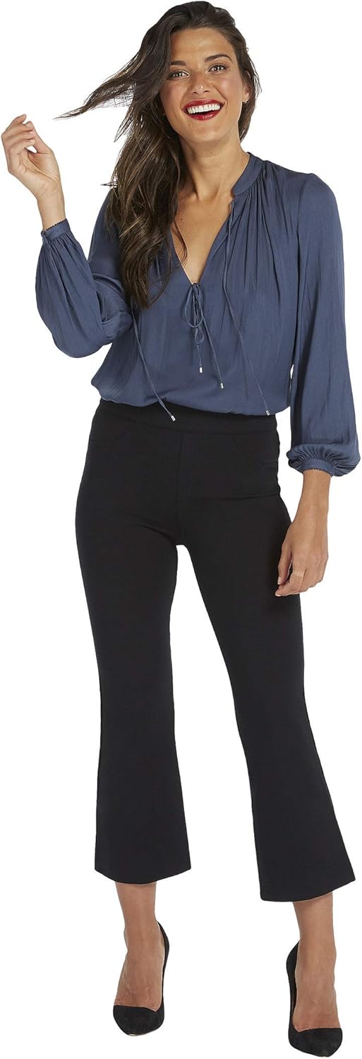 SPANX womens The Perfect Black Pant, Cropped Flare