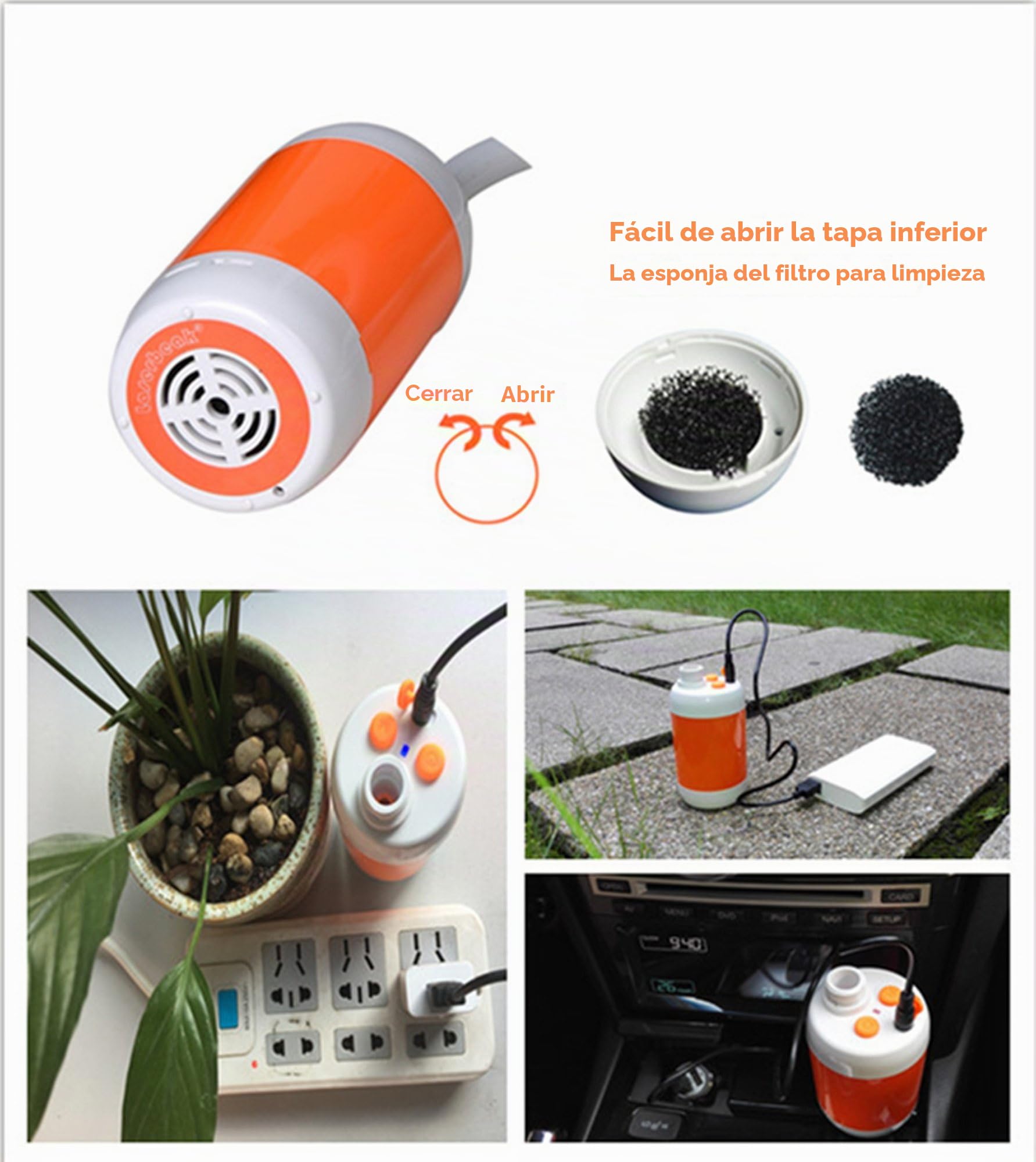 Laserbeak Ducha Portátil Ducha de Camping para Uso en el Hogar o al Aire Libre con Lavado de Coche Mascotas Lavado Vegetación Riego, Batería Incorporada de 4800mAH y Cabezal de Ducha ON/Off Válvula