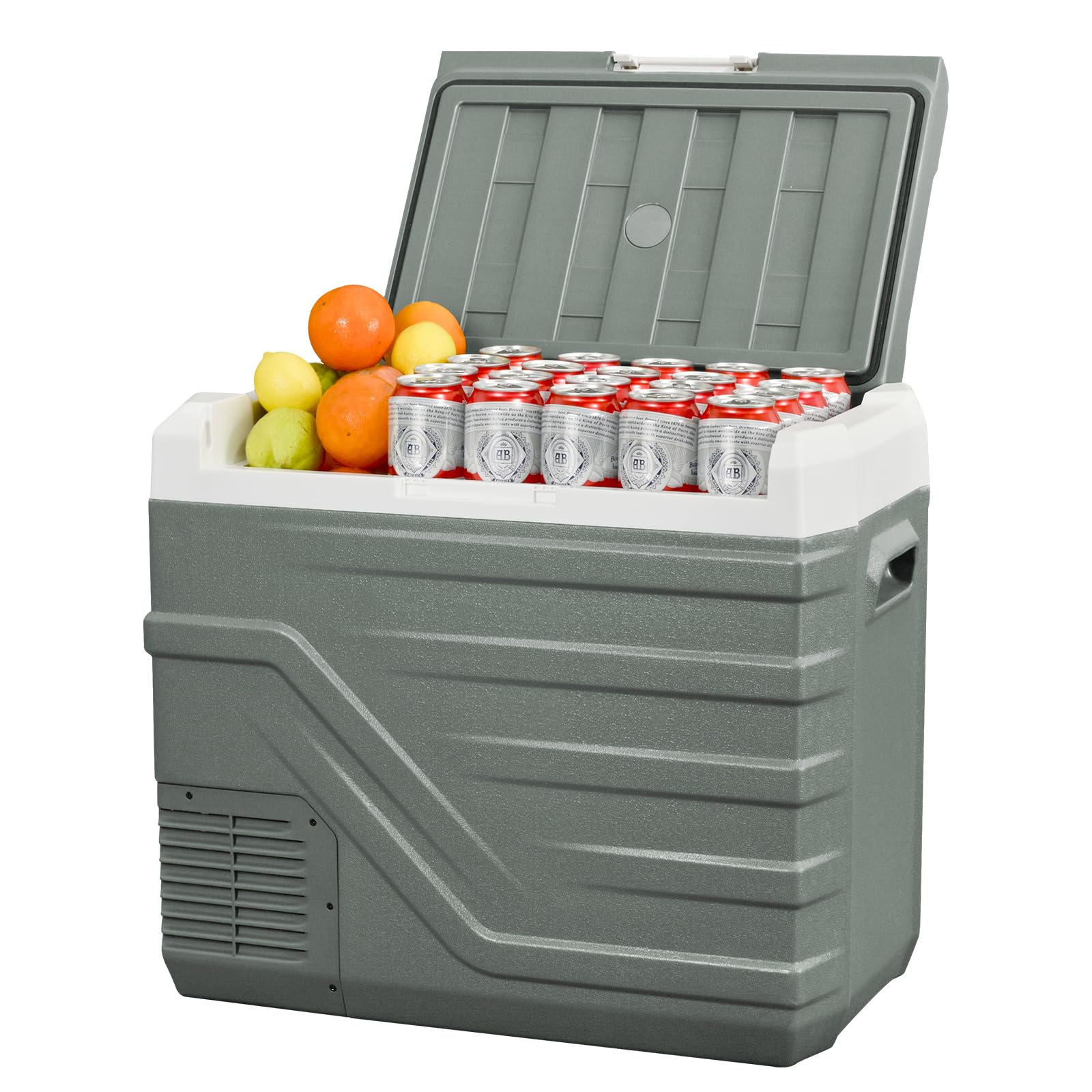 Alpicool Frigo Portatile Elettrico 44L, Frigorifero Portatile 12V /24V DC 100~240 Volt AC Frigo per Auto, Mini Frigorifero da Campeggio per Camion Barca Viaggio Picnic -20℃-20 ℃