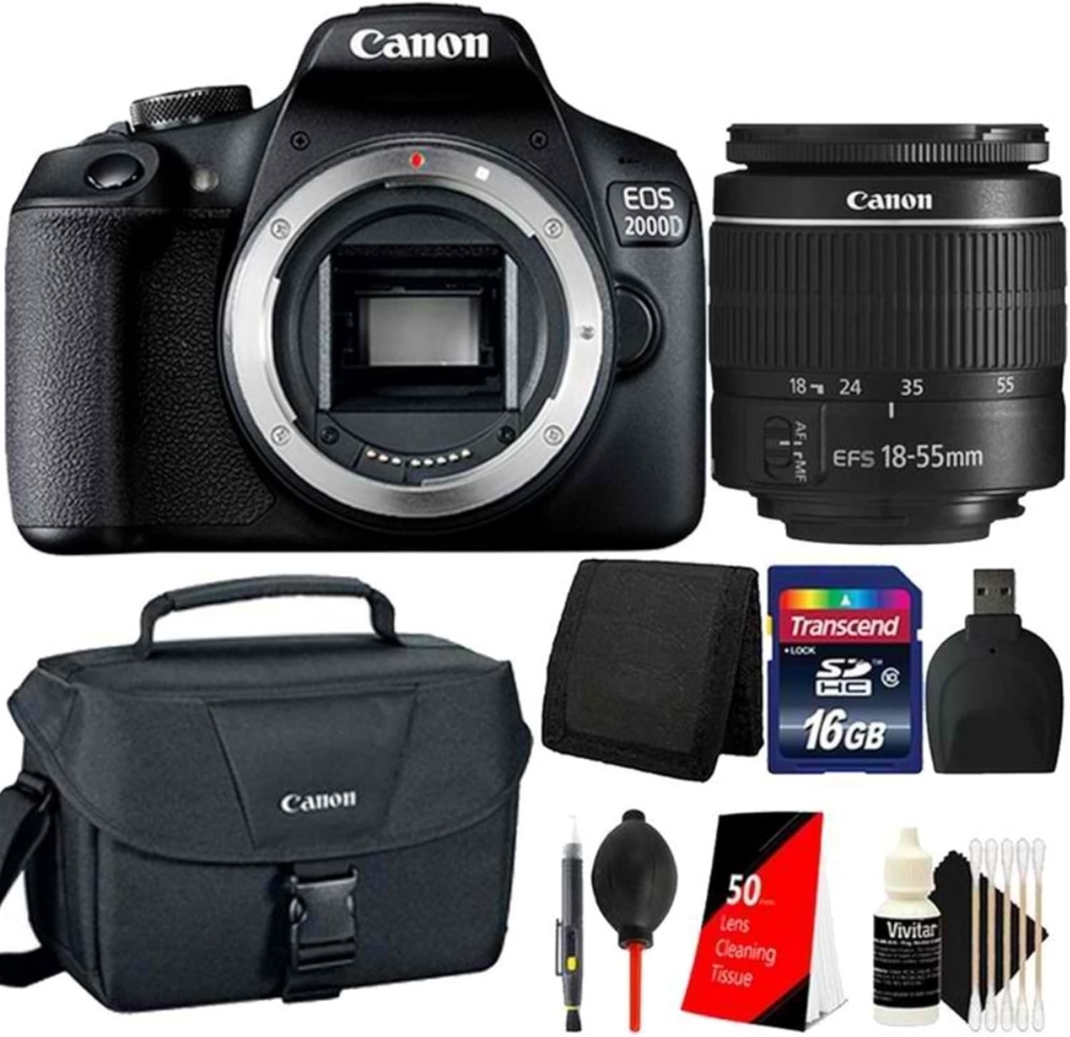 Canon EOS 2000D Rebel T7 DSLR Camera Kit with Morocco Ubuy - Main Image