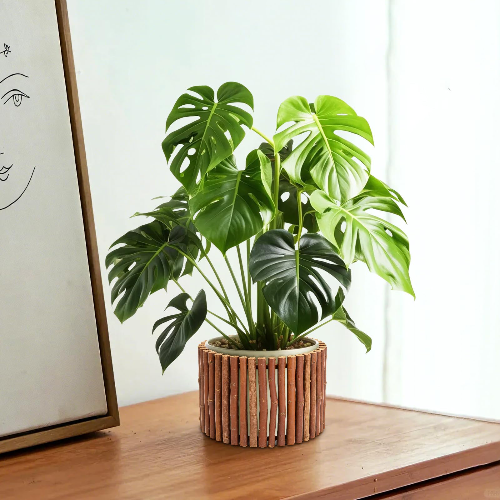 Palitos de Madera Fáciles de Usar para Manualidades 50 Ramitas Marrón y Resistentes, para Decoraciones de Bodas y Cualquier Temporada