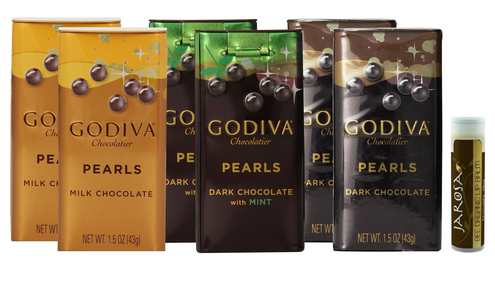 Buy Godiva Pearls Gift Box Set Variety Pack with Dark Chocolate Mint