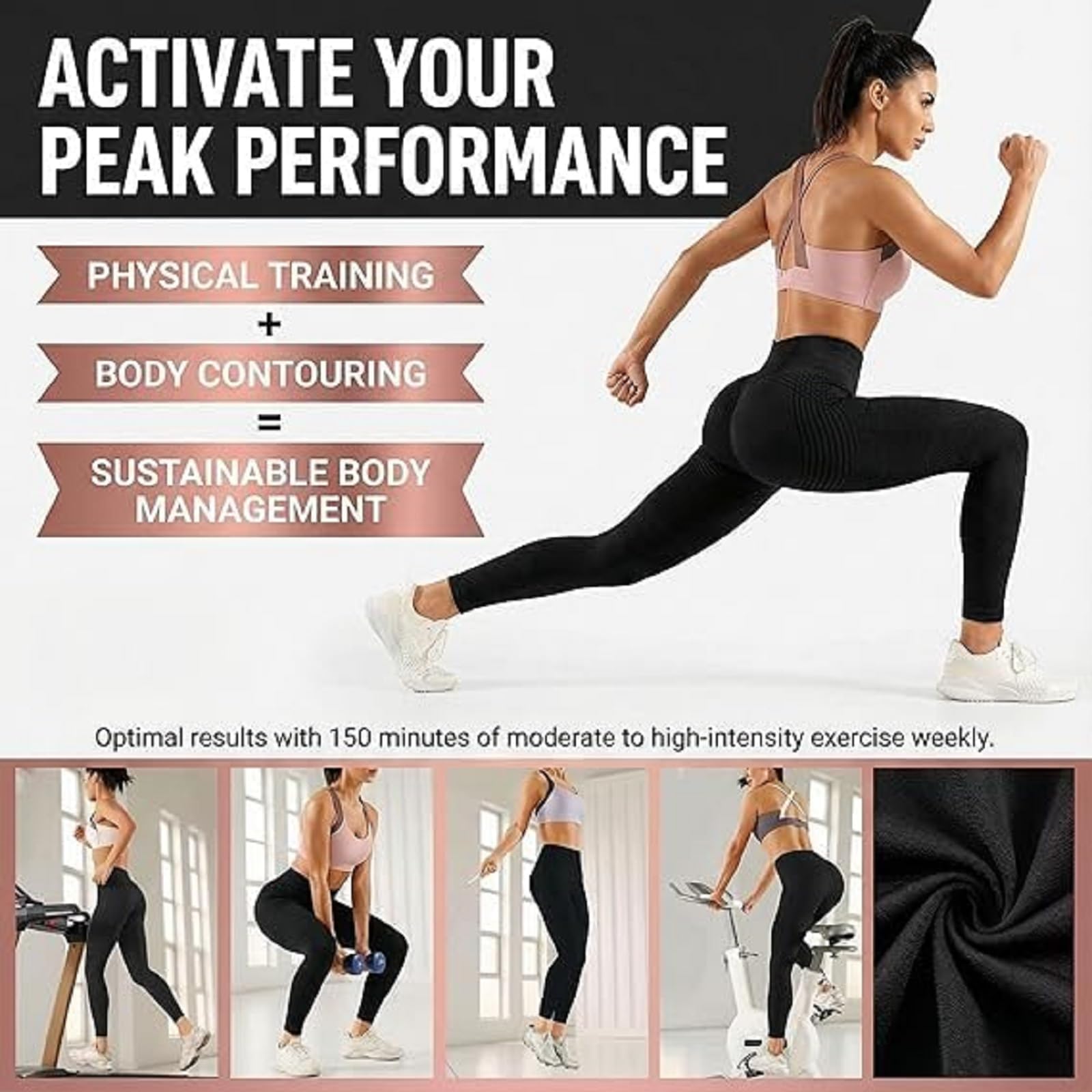 2 Pack Viva Cuerpo Leggings 3D Anticelulíticos Mujer, Leggins Anti Celulitis Deportivos Push Up, Leggings Anticelulitis 3D Compresión Lipedema,Mallas Anticelulitis Mujer Reductores Lipedema