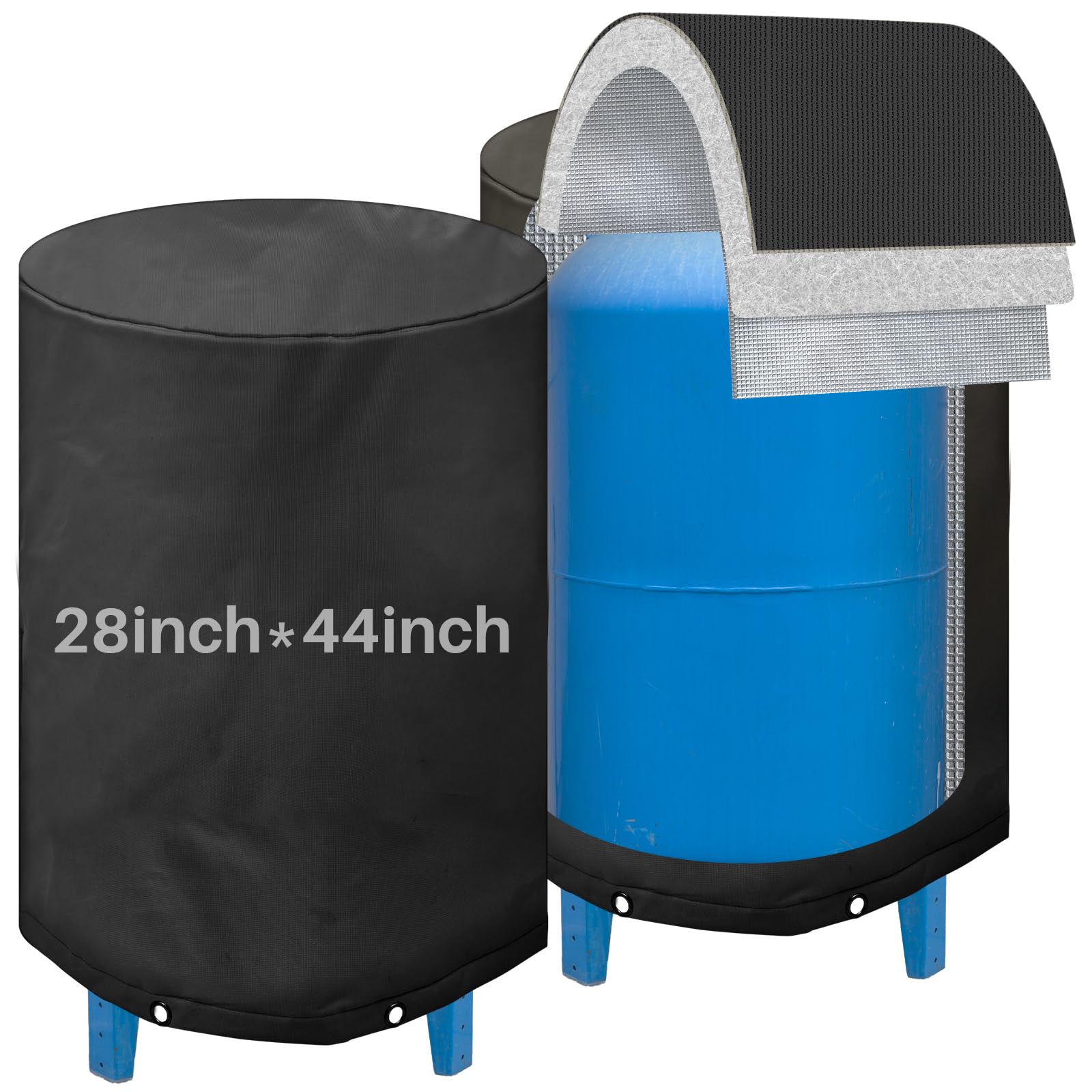 Windyun Round Water Pressure Tank Cover 28'' Diameter x 44