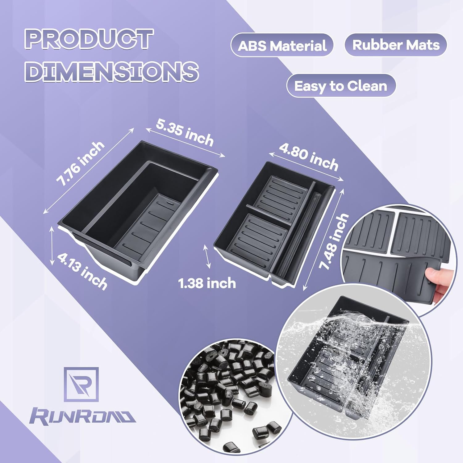 RUNROAD Center Console Organizer for 2022-2026 Toyota Tundra Accessories image 4