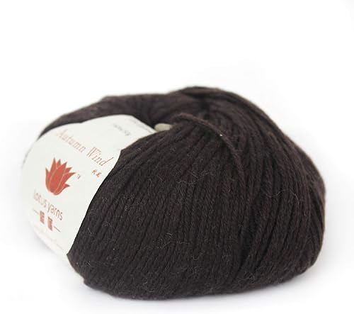 YARN AVE Hilo de ganchillo de punto de mezcla de algodón y cachemira, suave al tacto, cómodo hilo de bebé para chaleco, sombrero, suéter y muñeca