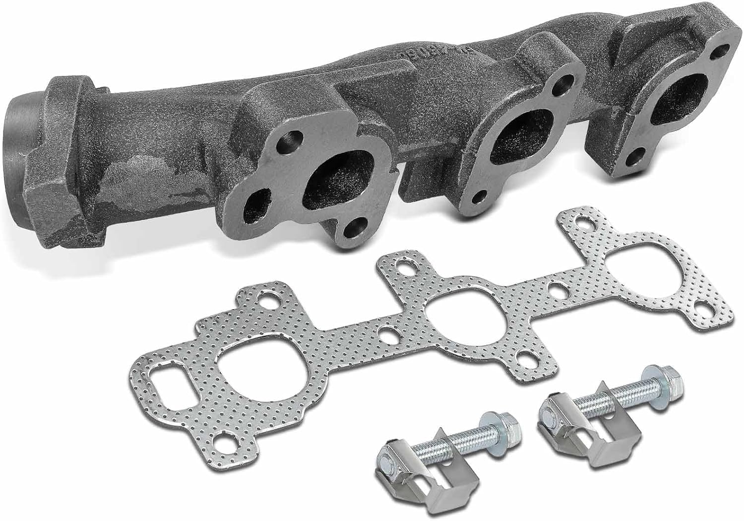 A-Premium Left Exhaust Manifold Kit W/Gasket, Bolts, Nuts [3.6L 3.7L] Compatible with Ram 1500 11-16, Dakota 11 & Dodge Ram 1500 04-10, Durango 04-09, Dakota 04-10 & Mitsubishi Raider 06-09