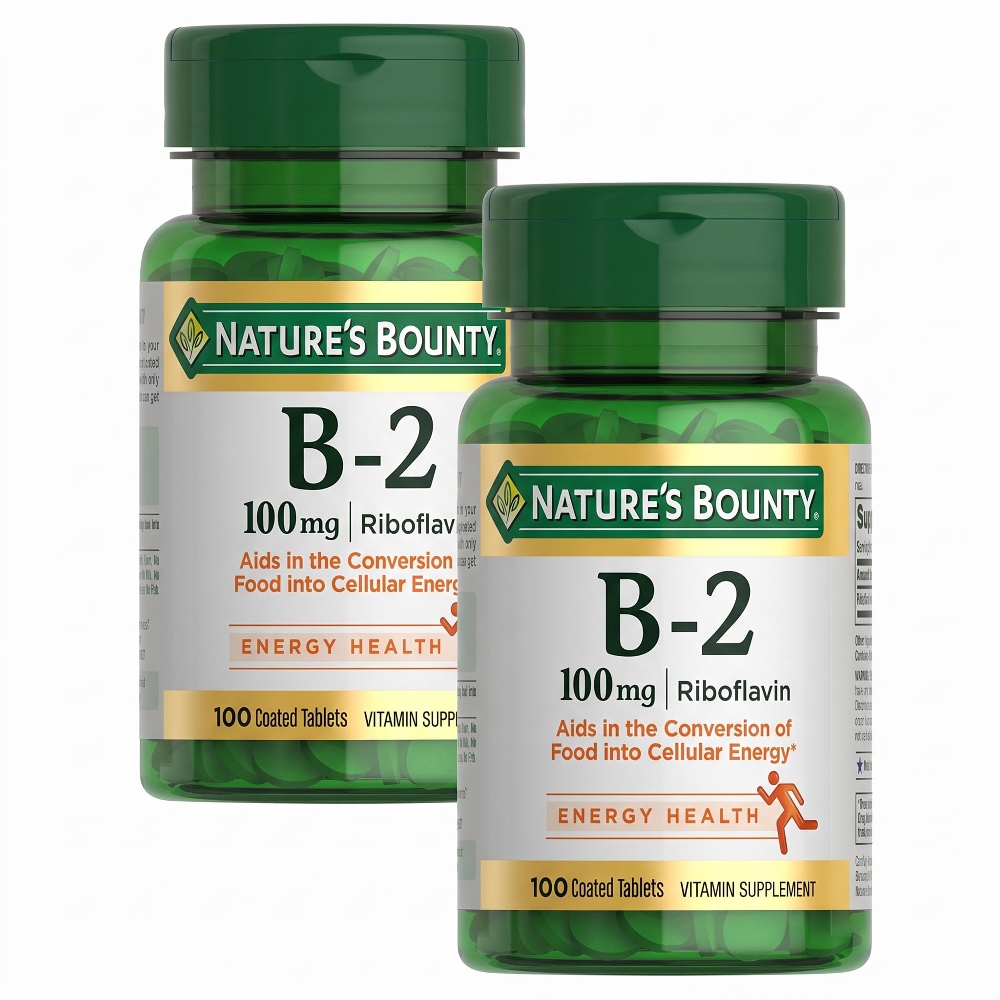Nature's Bounty Vitamin B-2 100mg, 100 Tablets — Amazon image 10