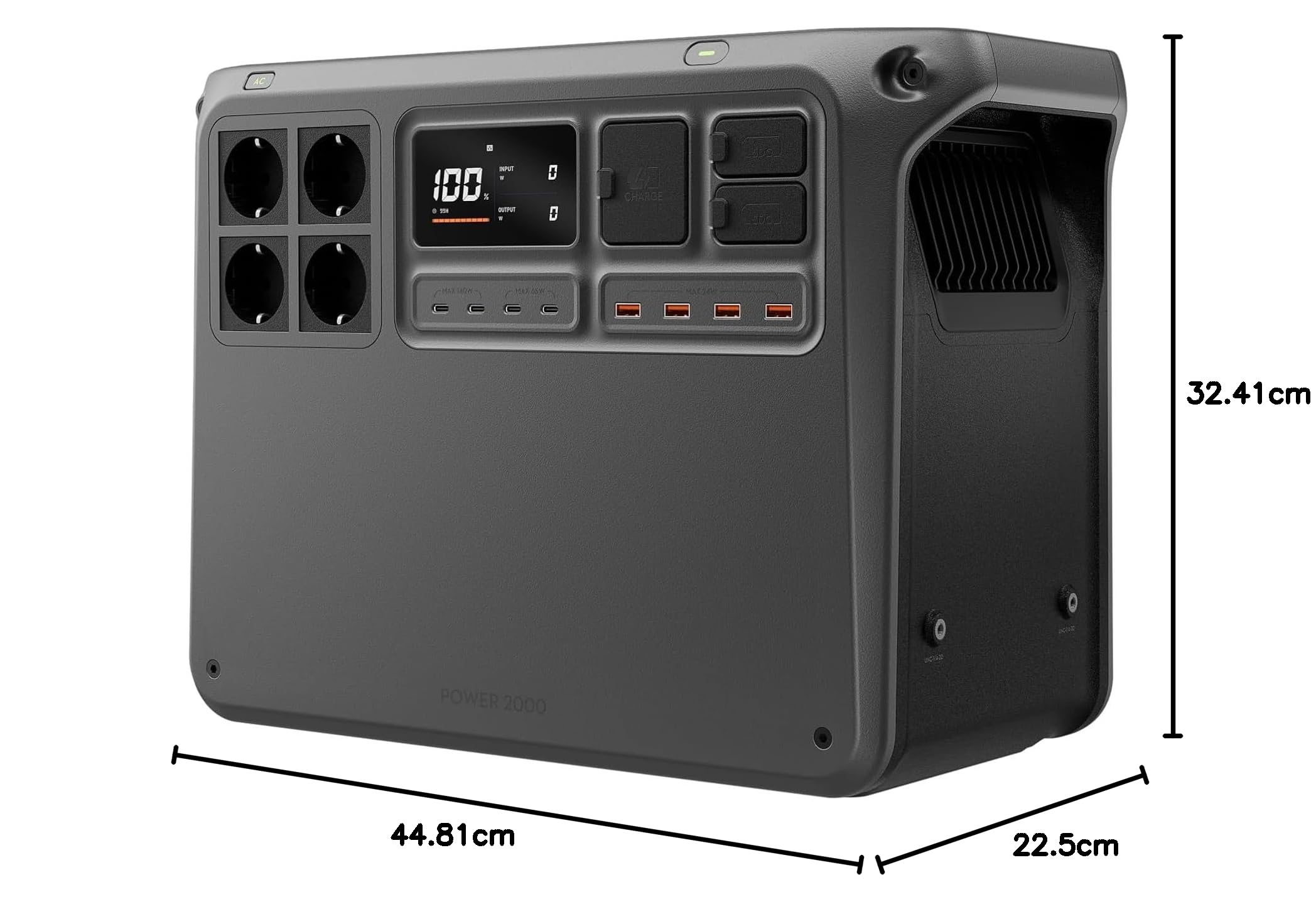 DJI Power 2000 stazione di alimentazione 2048 Wh 3000 W generatore elettrico