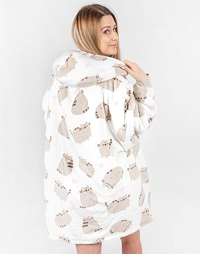 Miniatura 4 de Pusheen Women's Blanket Hoodie  All Over Print OR Cat Character  One Size Fits All