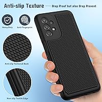 Vista 5 de FNTCASE Funda para Samsung Galaxy A23 5G: (Samsung Galaxy A23 4G LTE) Funda protectora de doble capa resistente para teléfono celular a prueba