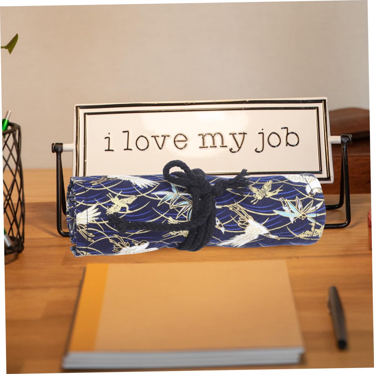 Gadpiparty 5 Pezzi Organizer per Penne Antistrappo Astuccio Arrotolabile Decorativo per Capacità Design per Scuola