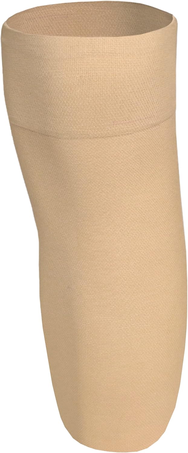 Truform-OTC Below Knee BK Stump Shrinker, Limb Compression with Ventilation, Amputee Care, Beige, Medium (12-16" Calf)