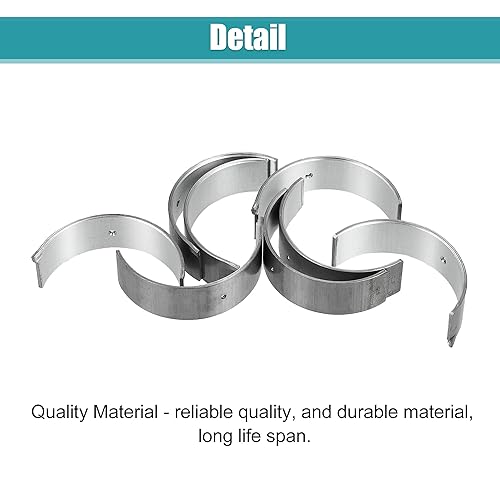 Miniatura 4 de X AUTOHAUX Juego de 4 pares de rodamientos de biela de motor para Hyundai Santa Sonata Tucson Veloster N G70 2011-2021 Reemplazar 23060-2G500