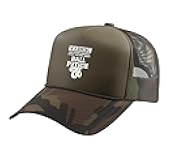 Warning May Spontaneously Start Talking About Ball Python Trucker Hat with Adjustable Mesh Back