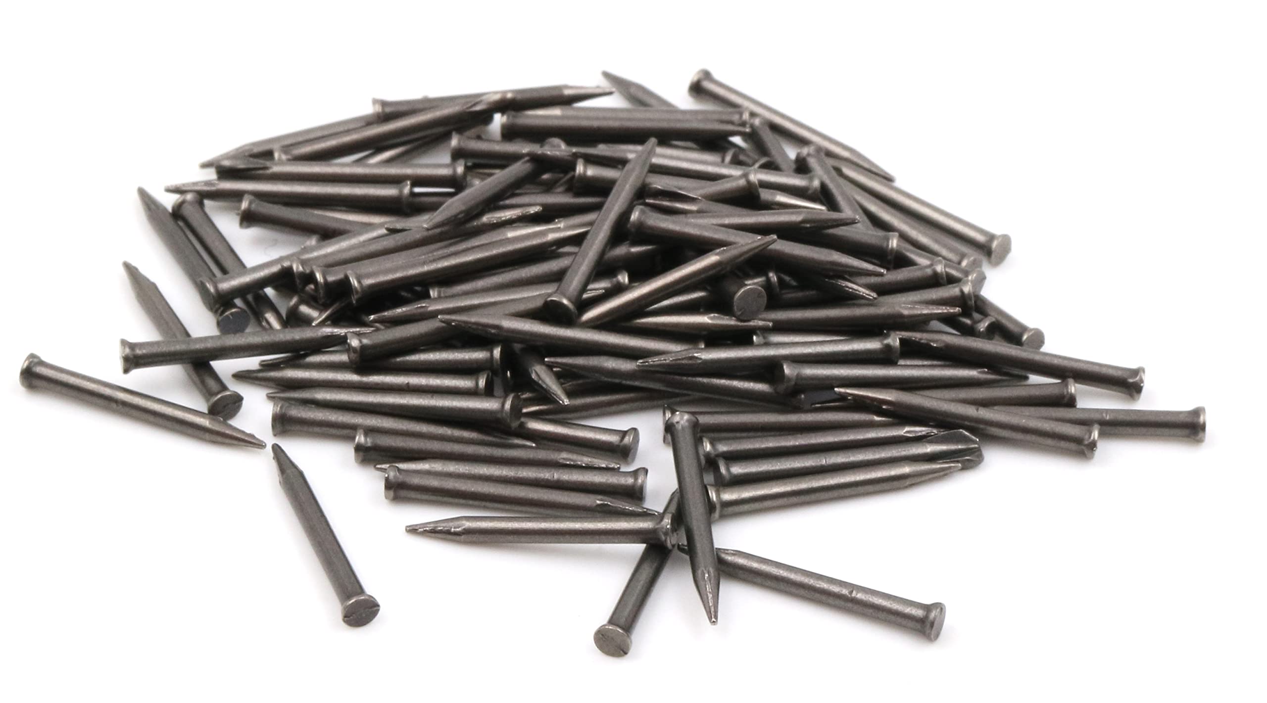 100 Perni In Acciaio Per Battiscopa - 1.5x25mm, Testa Piatta, Superficie Lucida - Foto 4