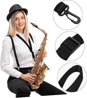 Alto Sax Neck Strap Clarinet Neck Strap Saxophone Belt Rope Comfort Fit Harness