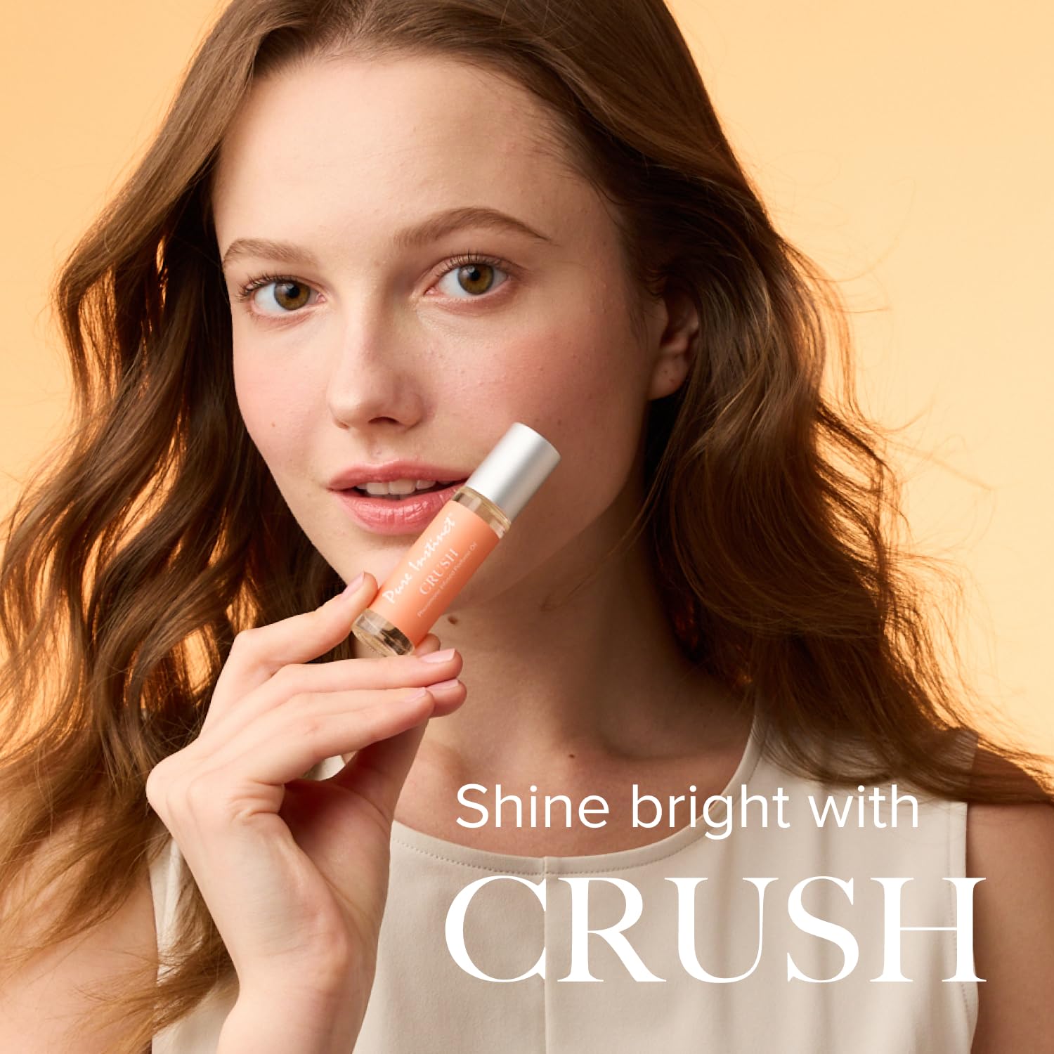 Pure Instinct CRUSH The Original Pheromone Infused Essential Oil Perfume Cologne - For Her Women - TSA Ready (Roll On Bottle 0.34 Fl. Oz./10.2mL) - Image 2