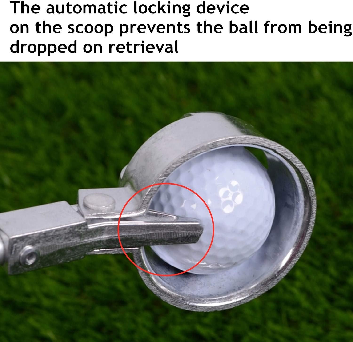 review FINGER TEN Golf Ball Retriever Pole for Water Telescopic 18 Feet 15 Foot 12 Ft 9 Ft with Golf Ball Cleaner Pouch, Golf Ball Grabber Picker Hinged Cup Retractable Stainless Steel Shaft