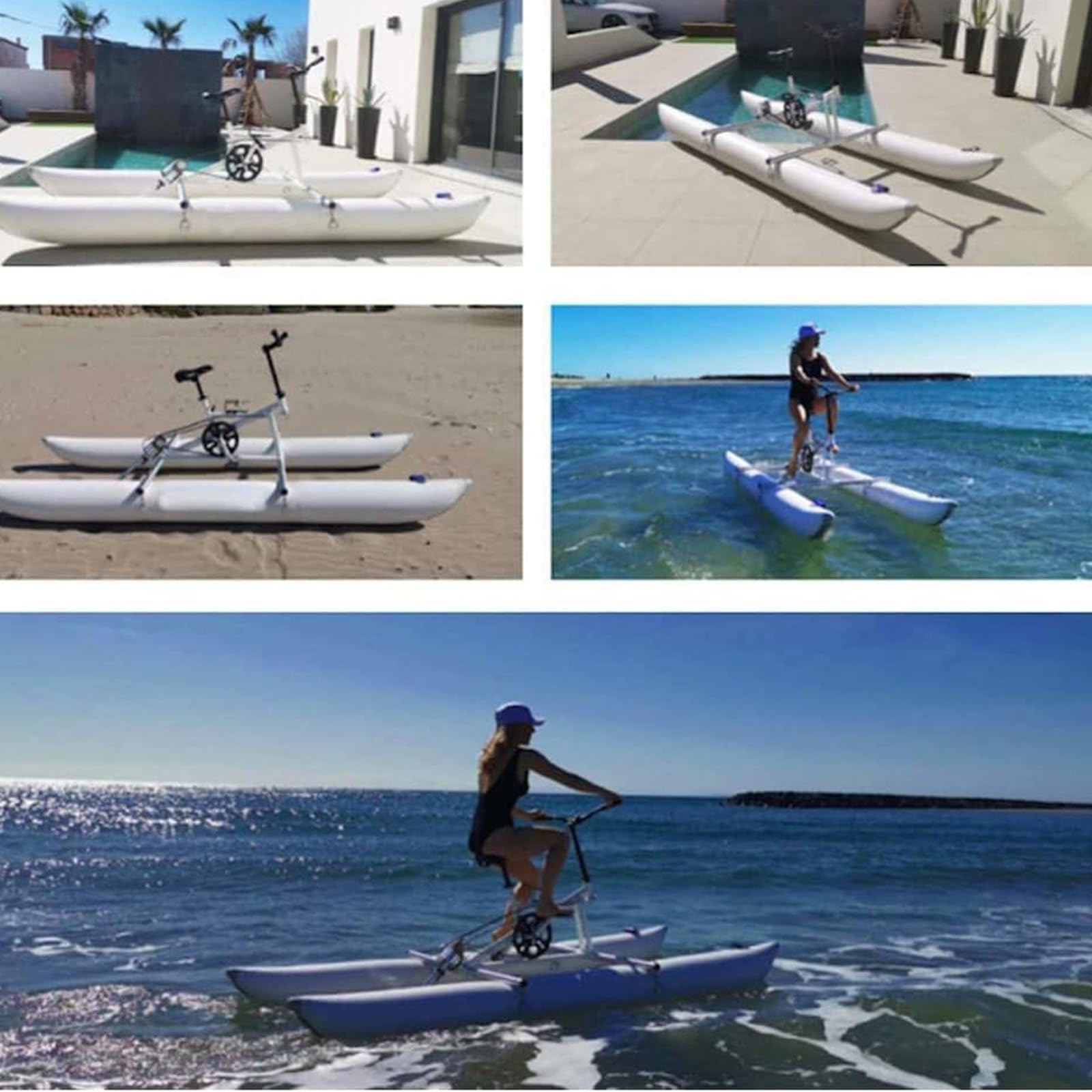 Sport Acquatici Bicicletta Turistica, Attrezzature Gonfiabili in Gomma, Punti Panoramici, Tempo Libero E Visite Turistiche, Pedalò d'Acqua Barca Bicicletta