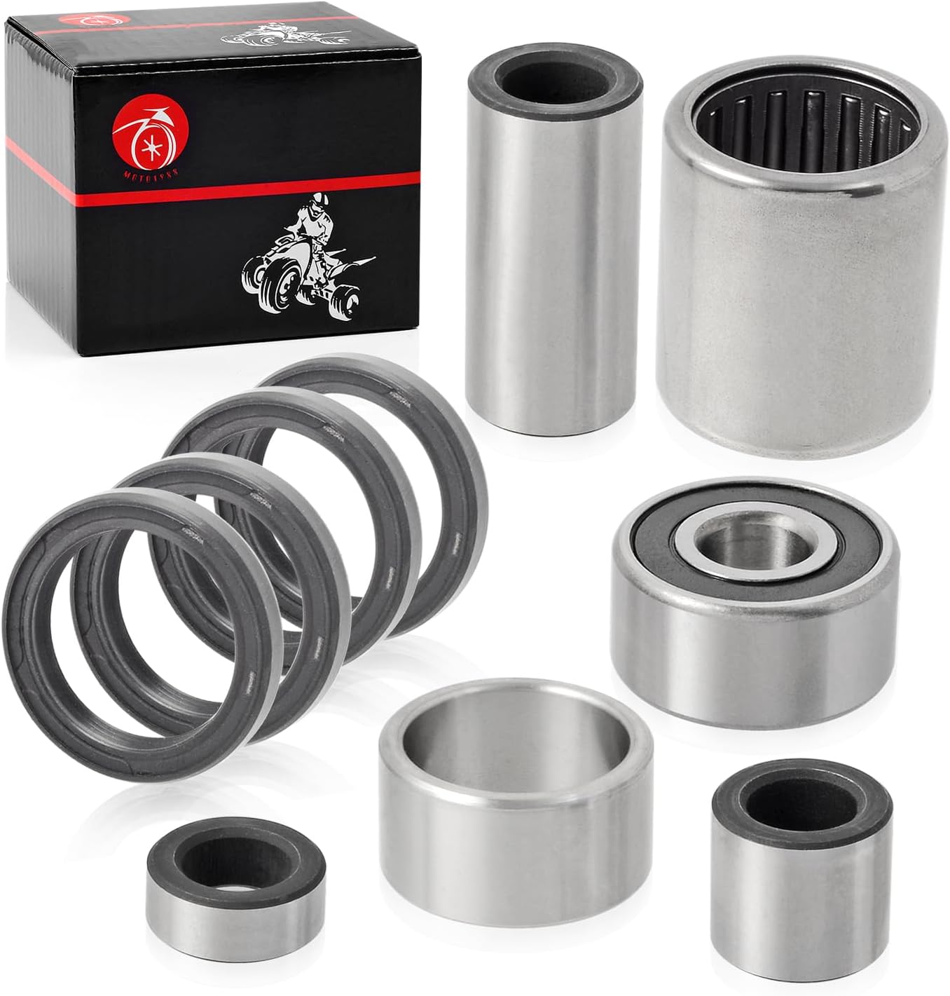 Swingarm Bearing Bushing Seal Kit For Honda Rancher 420 TRX420 FE/FM/TE/TM/FPE/FPM 2007-2013 Foreman 500 TRX500 FE/FM/FPE/FPM 2012-2013