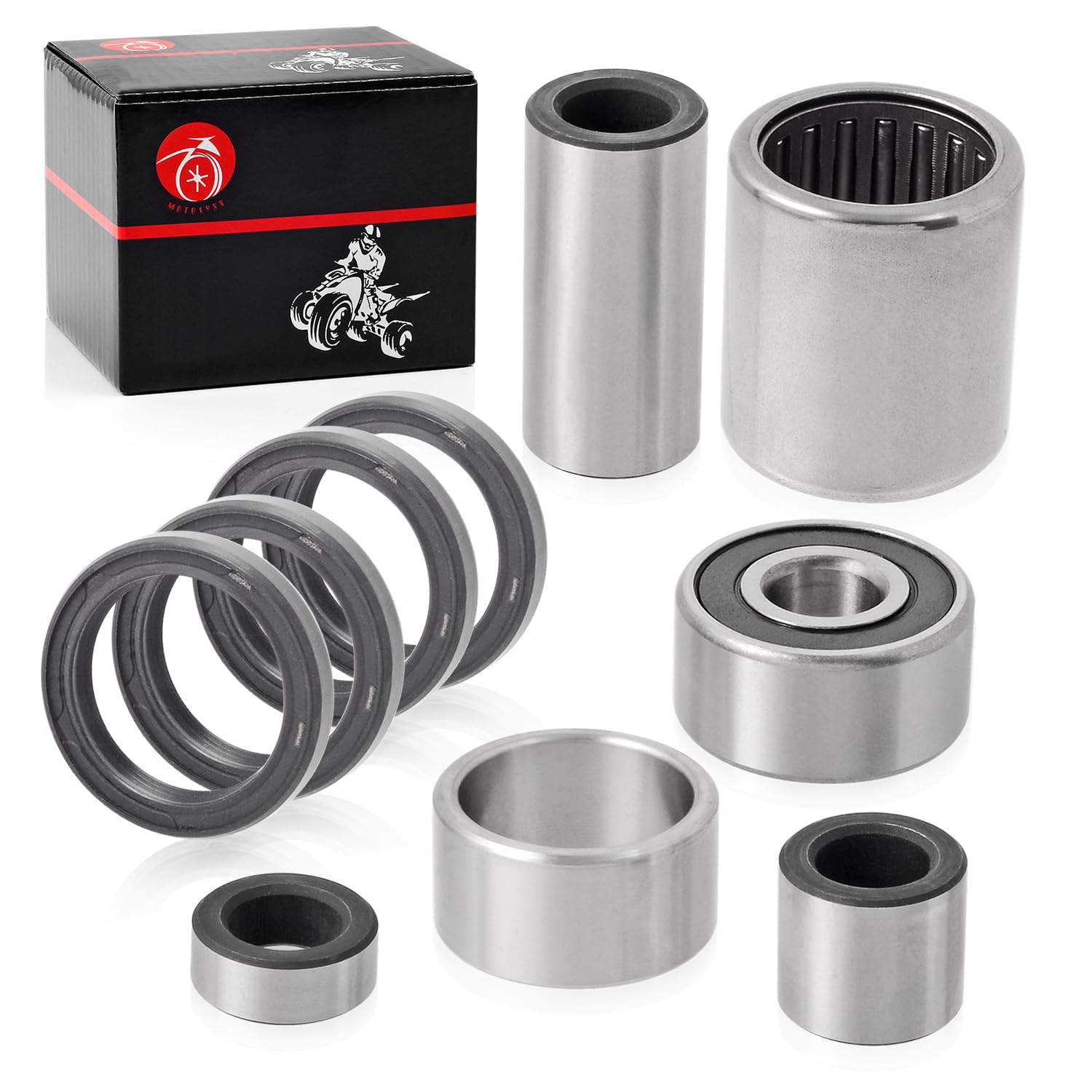 Swingarm Bearing Bushing Seal Kit for Honda Rancher 420 TRX420 FE/FM/TE/TM/FPE/FPM 2007-2013 Foreman 500 TRX500 FE/FM/FPE/FPM 2012-2013