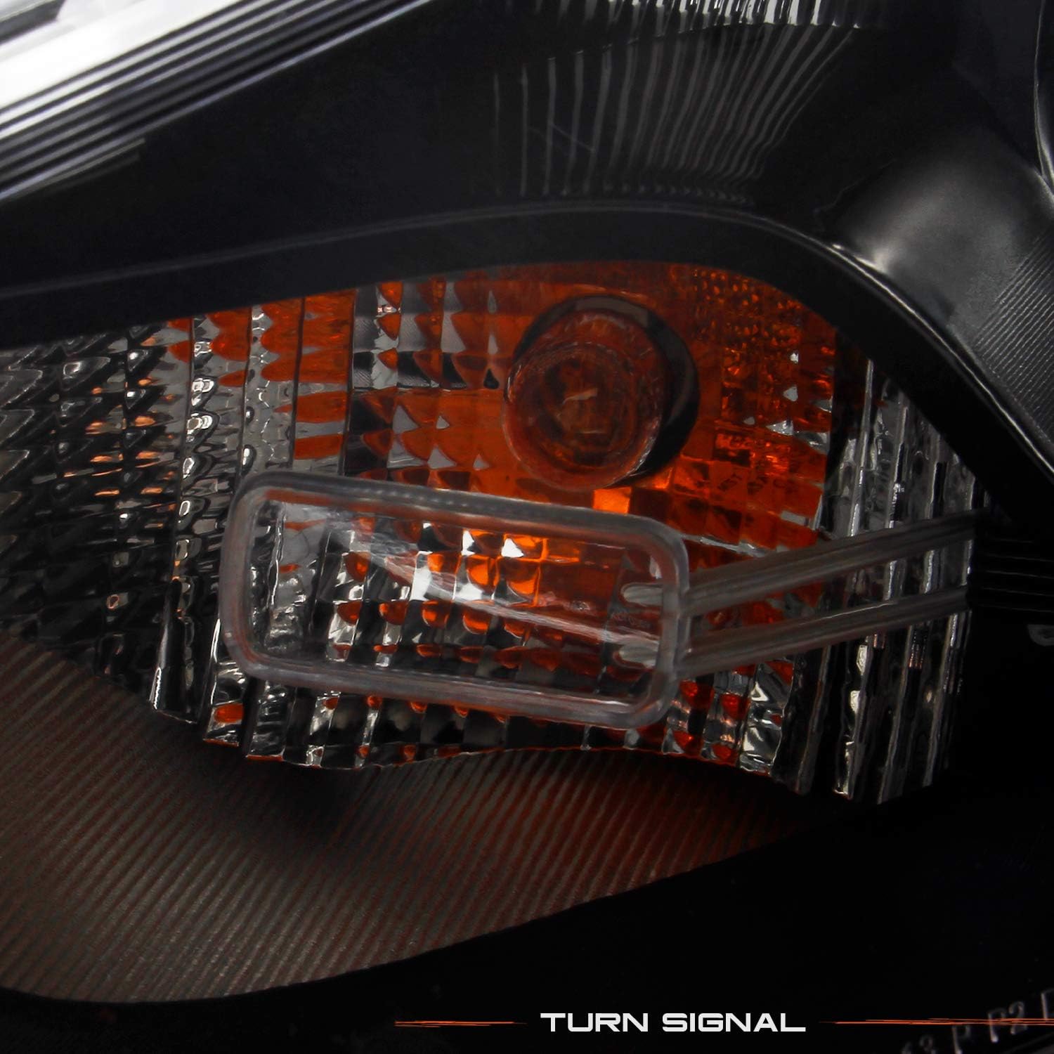 AKKON - For Dodge Dart Halogen Type Black Driver Left Side Front Headlight Head Lamp Front Light Replacement