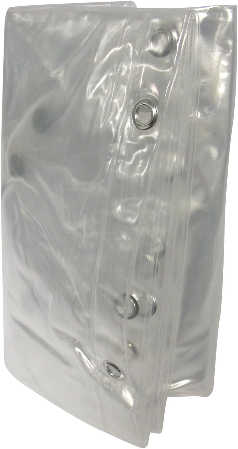 Zenith Products Prism Fashion Vinyl Shower Curtain/Liner