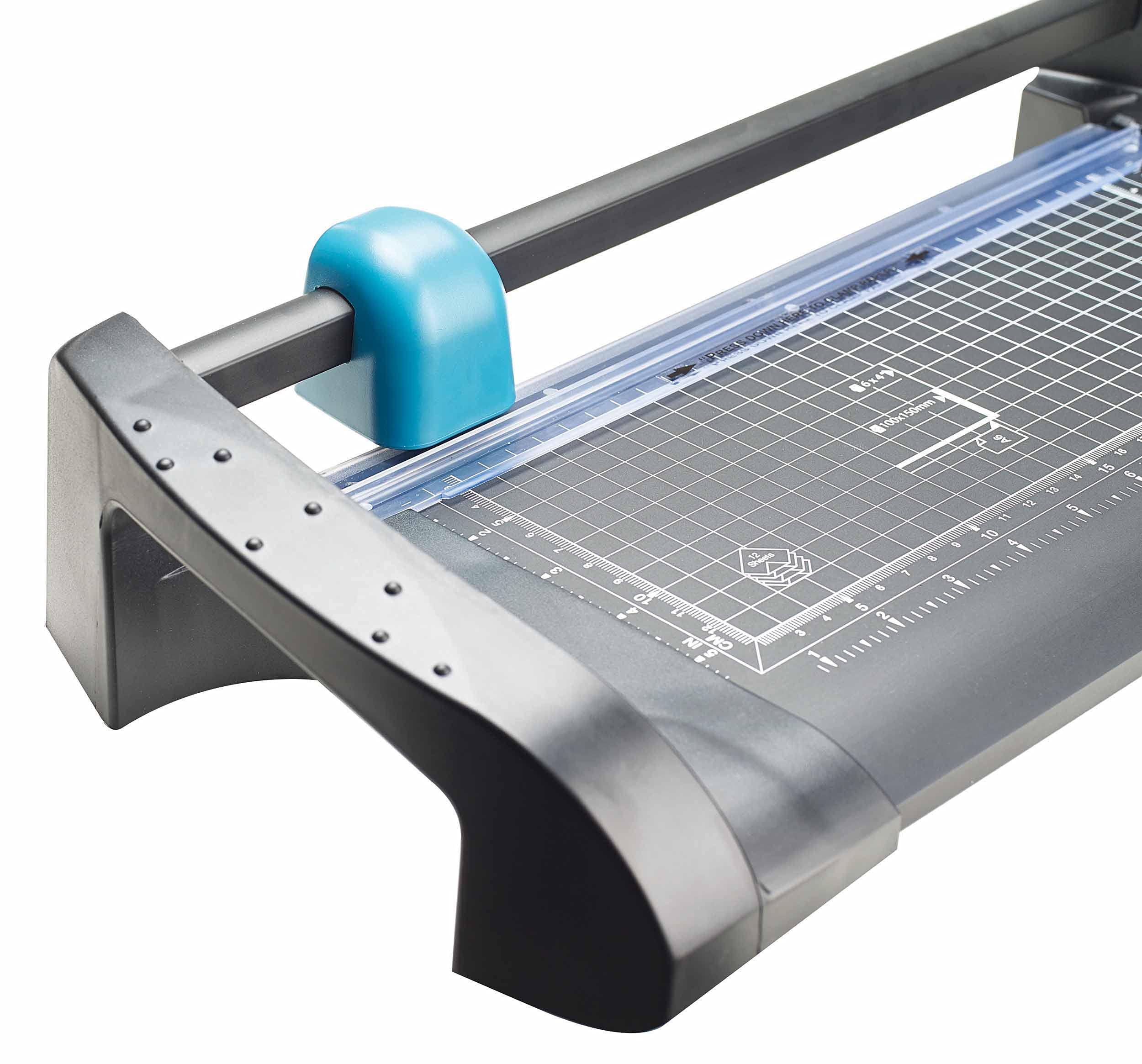 Avery España A4TR - Guillotina,Cortadora de papel con disco giratorio para oficina, papel A4